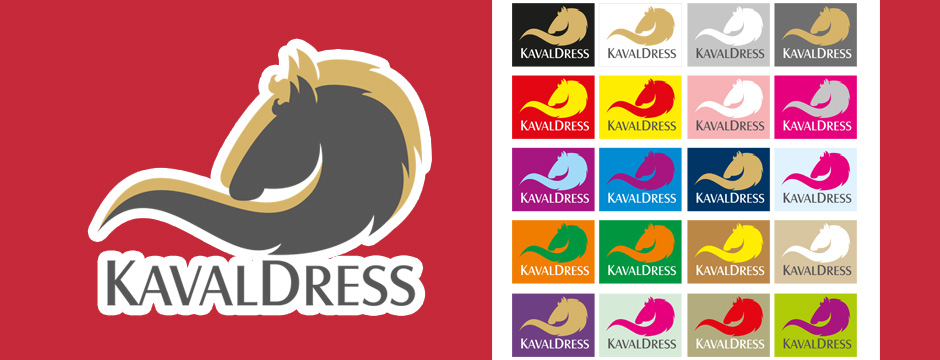 Kavalkade - Kavaldress Logoentwicklung Kavalkade - Kavaldress Logoentwicklung
