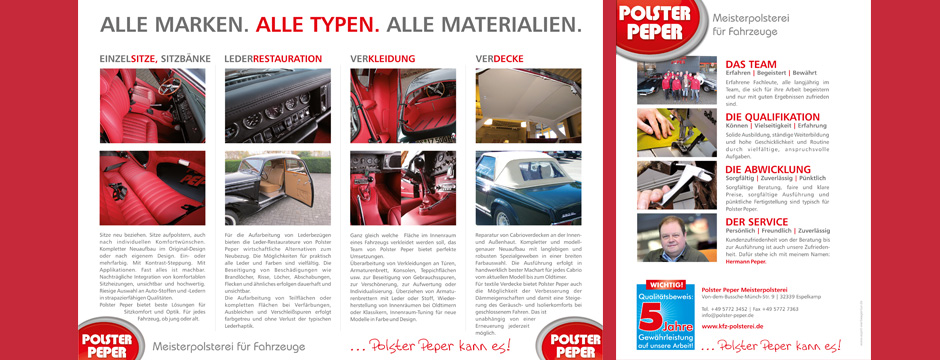 Polster Peper - Mailing Polster Peper - Mailing