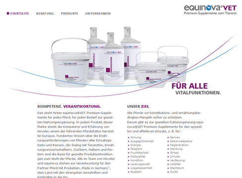equinova®VET - Responsive Webdesign equinova®VET - Responsive Webdesign