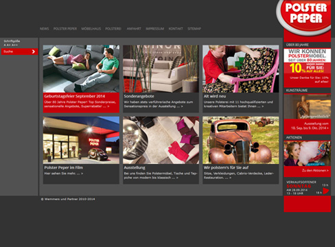 Polster Peper - Responsive Webdesign Polster Peper - Responsive Webdesign
