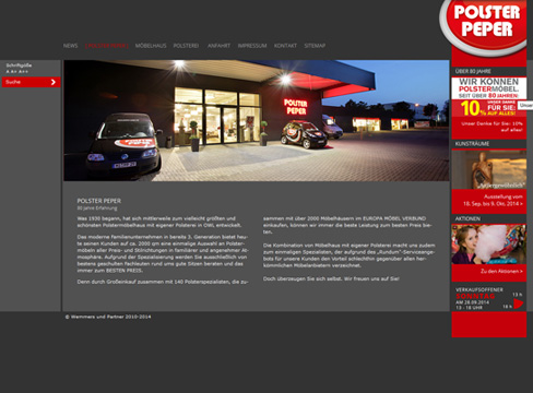 Polster Peper - Responsive Webdesign Polster Peper - Responsive Webdesign