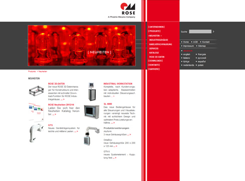 Rose Systemtechnik - Webdesign Rose Systemtechnik - Webdesign