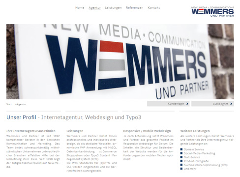 Wemmers und Partner - Responsive Webdesign Wemmers und Partner - Responsive Webdesign